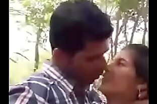 Cute Indian lover having sex at park 2 min