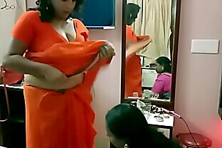 Desi Cheating husband caught by wife!! family sex with bangla audio 18 min