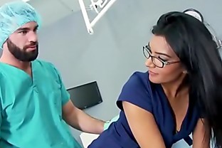 Chinese doctor doing Instructions