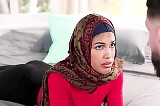 Arab Stepsister In Hijab Practices Fucking On Stepbrother- Maya Farrell 8 min