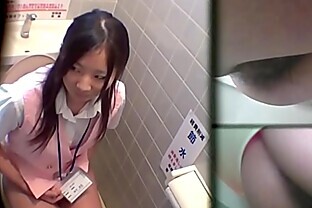 Thai Wife with Milk at toilet