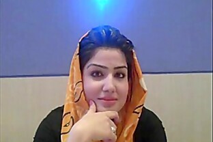 Attractive Pakistani hijab Slutty chicks talking regarding Arabic muslim Paki Sex in Hindustani at S 5 min