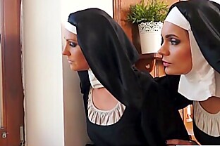 Bizzare porn with catholic nuns! With monster! 15 min