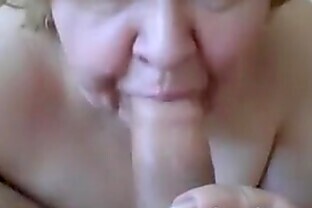 Amateur Granny Gives A Great Blowjob