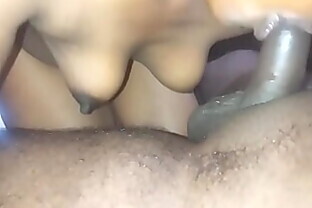 Xxx horny aunty did romantic blowjob and ride up fucking sound with husband.