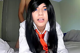 Blue Eyed College Virgin Straight Black Hair Has Sex Debut In Front Of Cameras - Japanese Student- TRAILER