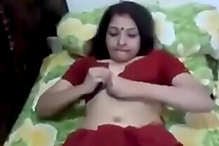 Indian in Leggings doing Wrap bondage