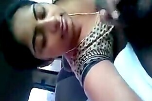 my sister sucking my cock and swallowing my cum in car