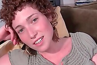orgasm for incredibly cute little curly hairy chick
