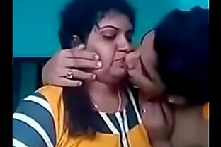 Indian in Blouse doing Ball gag