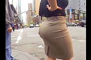 BBW in SKIRT with Huge dildo