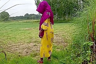साढुवाईन को खेत मे बुलया और फिर