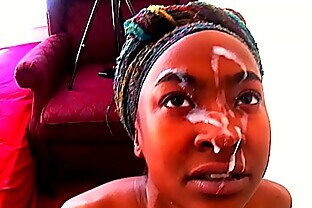 ebony cum compilation 2 6 min