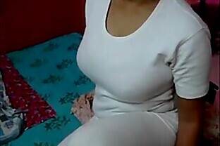 Indian Nurse with Milk at College