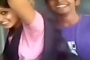 Indian students public romance in classroom 2 min