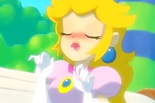 Cartoon world of sleepover sex loosely based on the Super Mario univers. 19 min