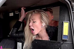 Female Fake Taxi Married man cannot resist Kayla Green's huge boobs 11 min