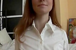 Redhead Gaping Anal for Russian Teen 24 min
