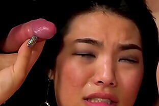 Asian orgy banged in darkened theater 5 min