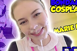 Blonde Cosplay Teen Spy missionary with Shibari Bondage Rope Mimi Cica Trailer#3 11 min