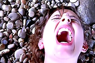 Myfirstpublic Mouth filling with cum on the beach 13 min