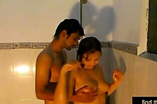 Indian amateur couple shower sex -  4 min