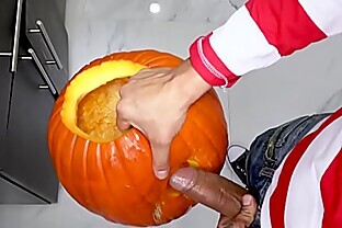BANGBROS - Teen Evelyn Stone Gets A Halloween Treat From Bruno 3 min