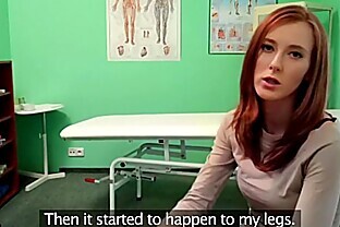 FakeHospital Passionate redheads tight pussy causes creampie from doctor 14 min