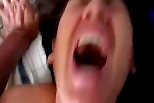 mouth Daughter with Dildo Bed