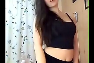 Hot girl showing sexy body while dancing 3 min