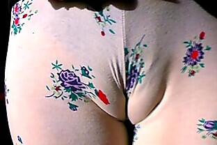 Very Huge Natural Tits On This Tiny Blonde   HUGE CAMELTOE! 59 sec
