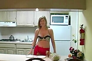 Housewife Kelly Anderson gets fucked in the kitchen 12 min