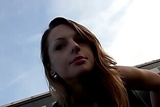 Cheap street slut fucked from parking lot  5 min