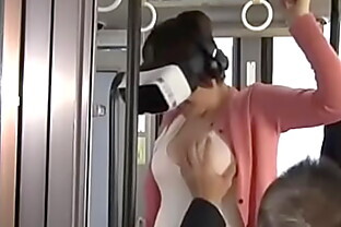 Muscle Blonde Facesitting at bus